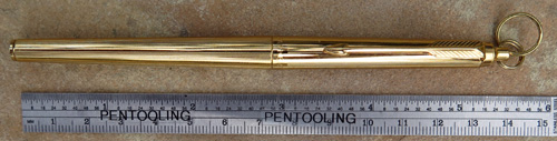 PARKER CLASSIC GOLD FILLED ROLLERBALL RONGTOP PENDANT PEN